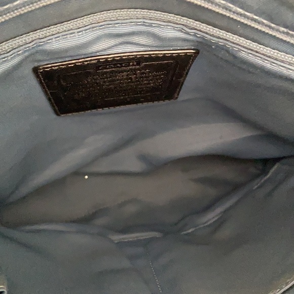 COACH Pebbled Leather Convertible Slim Bucket - Picture 9 of 10